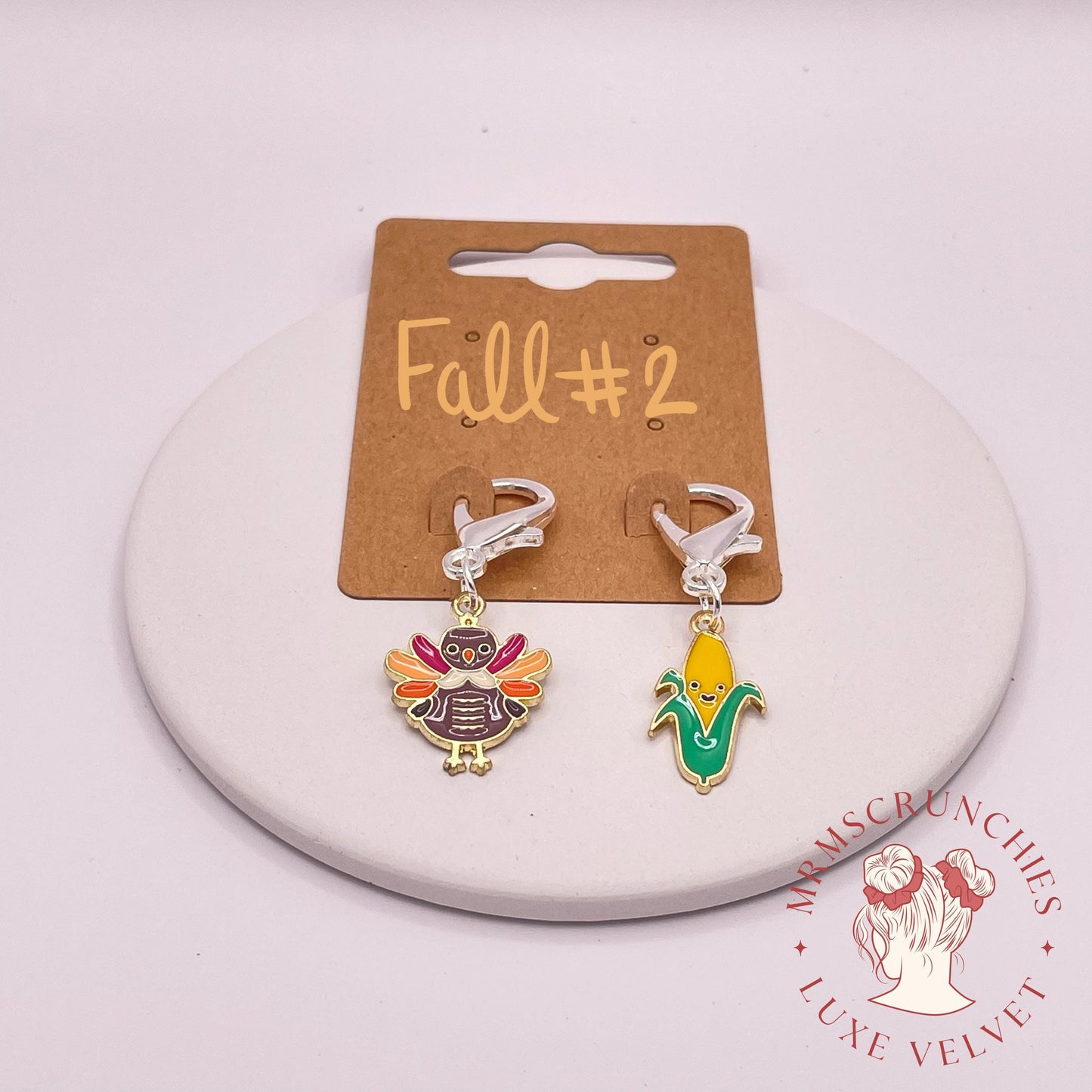 Fall Theme Stitch Markers pt1