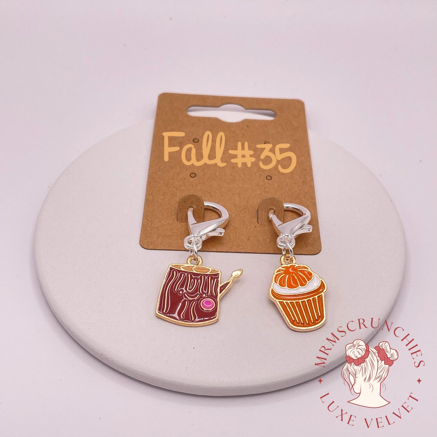 Fall Theme Stitch Markers pt4