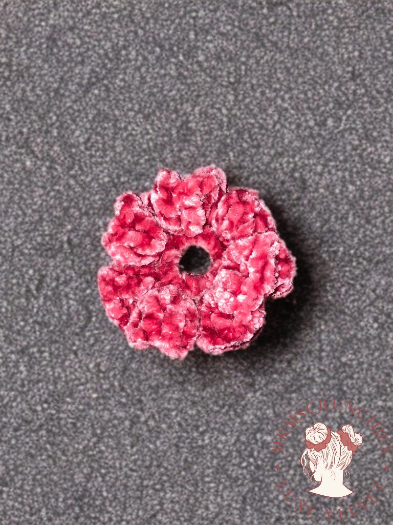 Mini Pomegranate Luxe Velvet Scrunchie