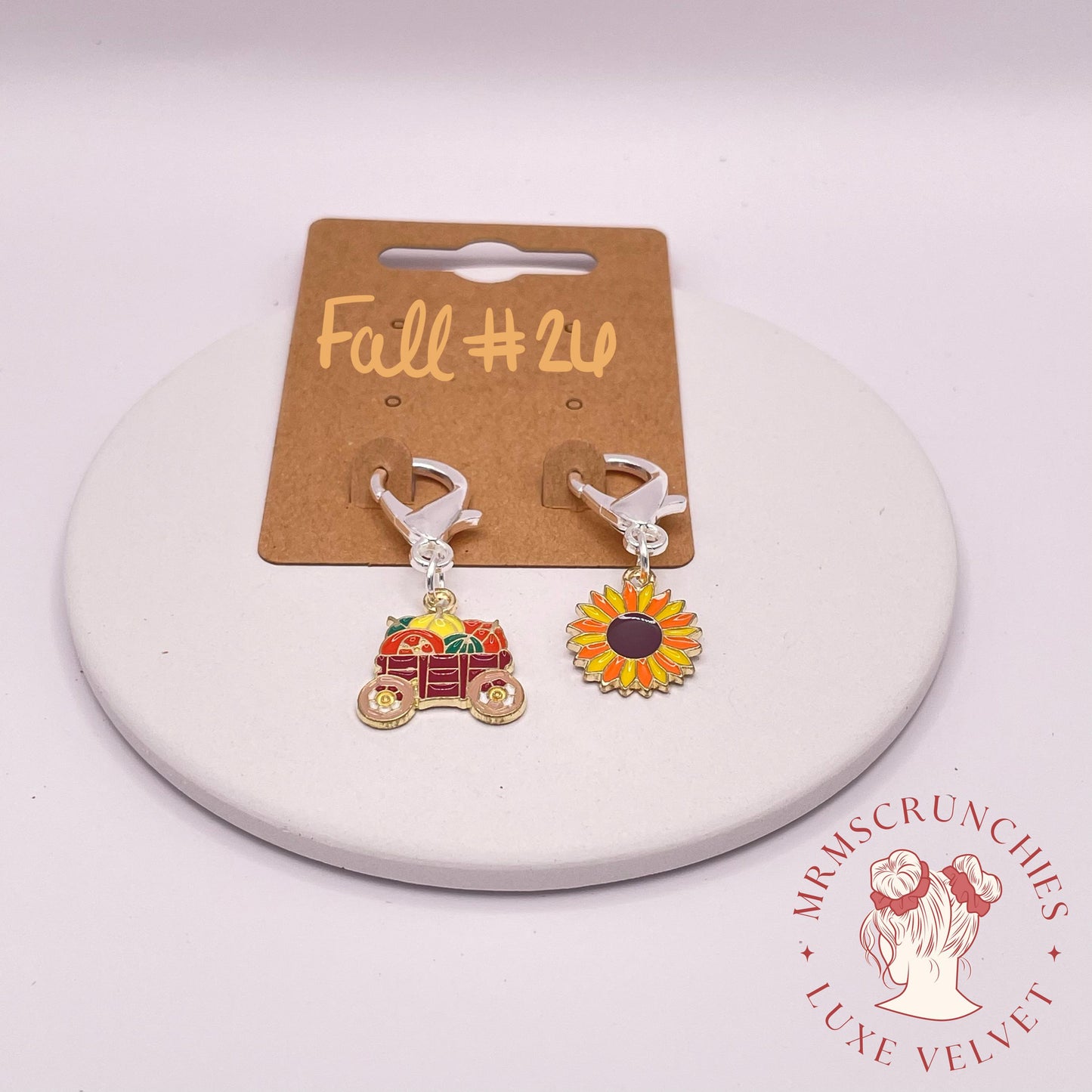 Fall Theme Stitch Markers pt3