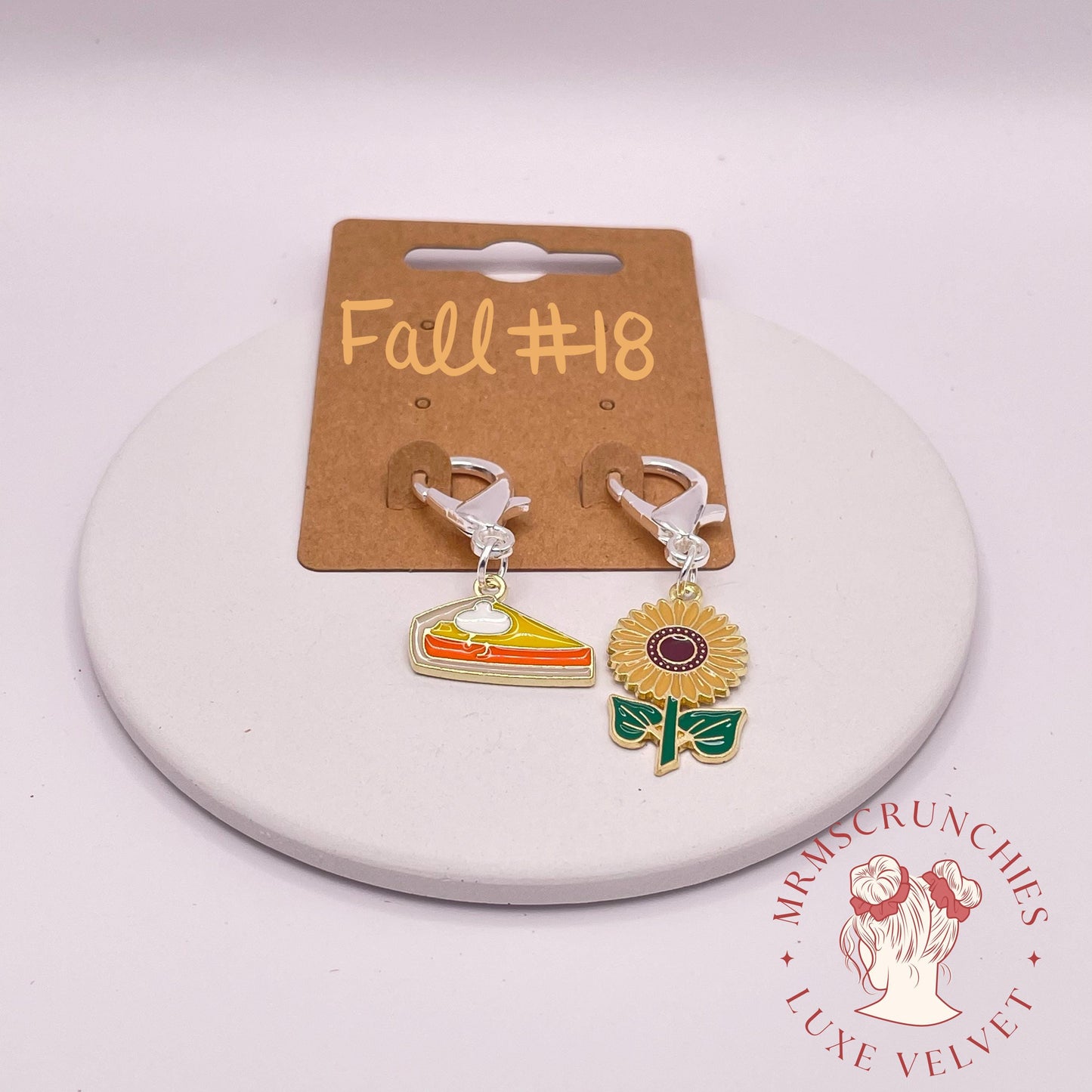 Fall Theme Stitch Markers pt2
