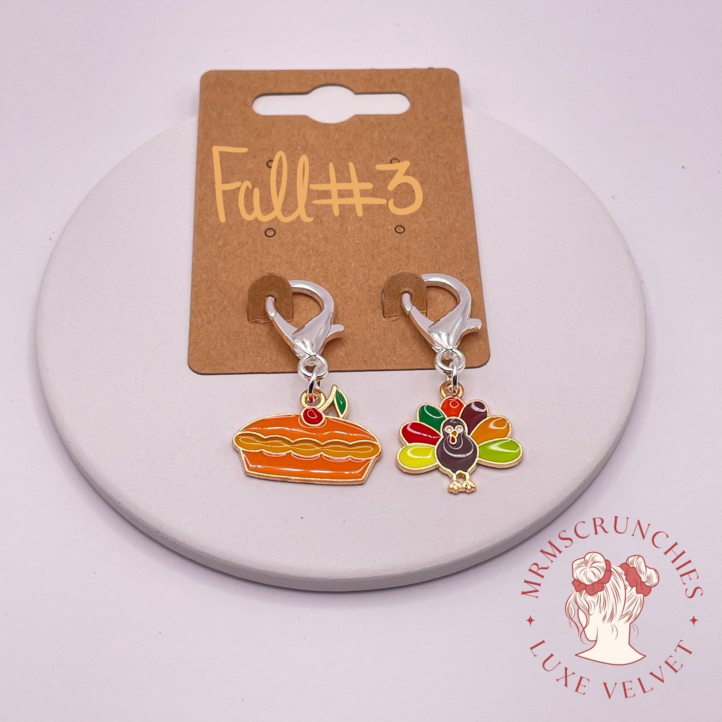 Fall Theme Stitch Markers pt1