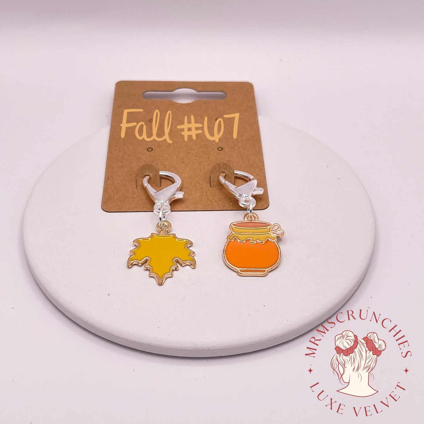 Fall Theme Stitch Markers pt8