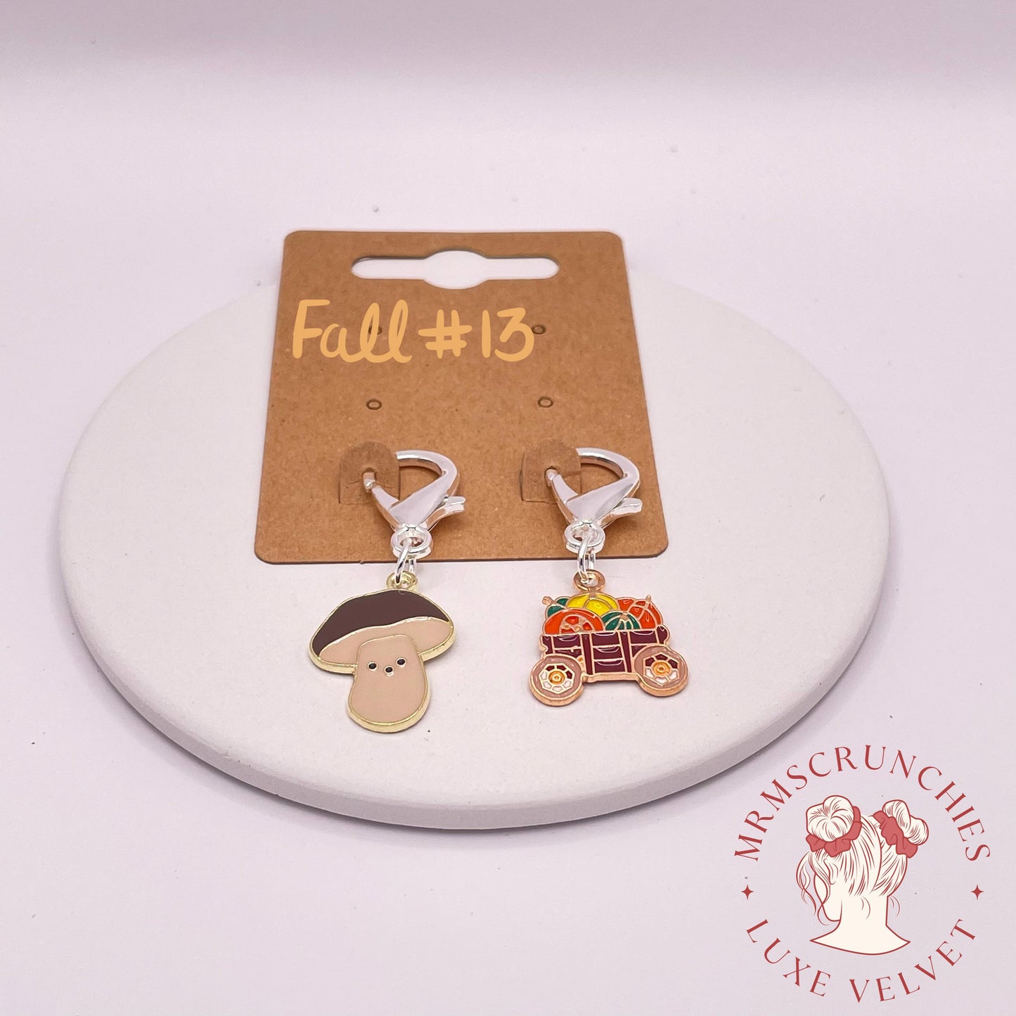 Fall Theme Stitch Markers pt2