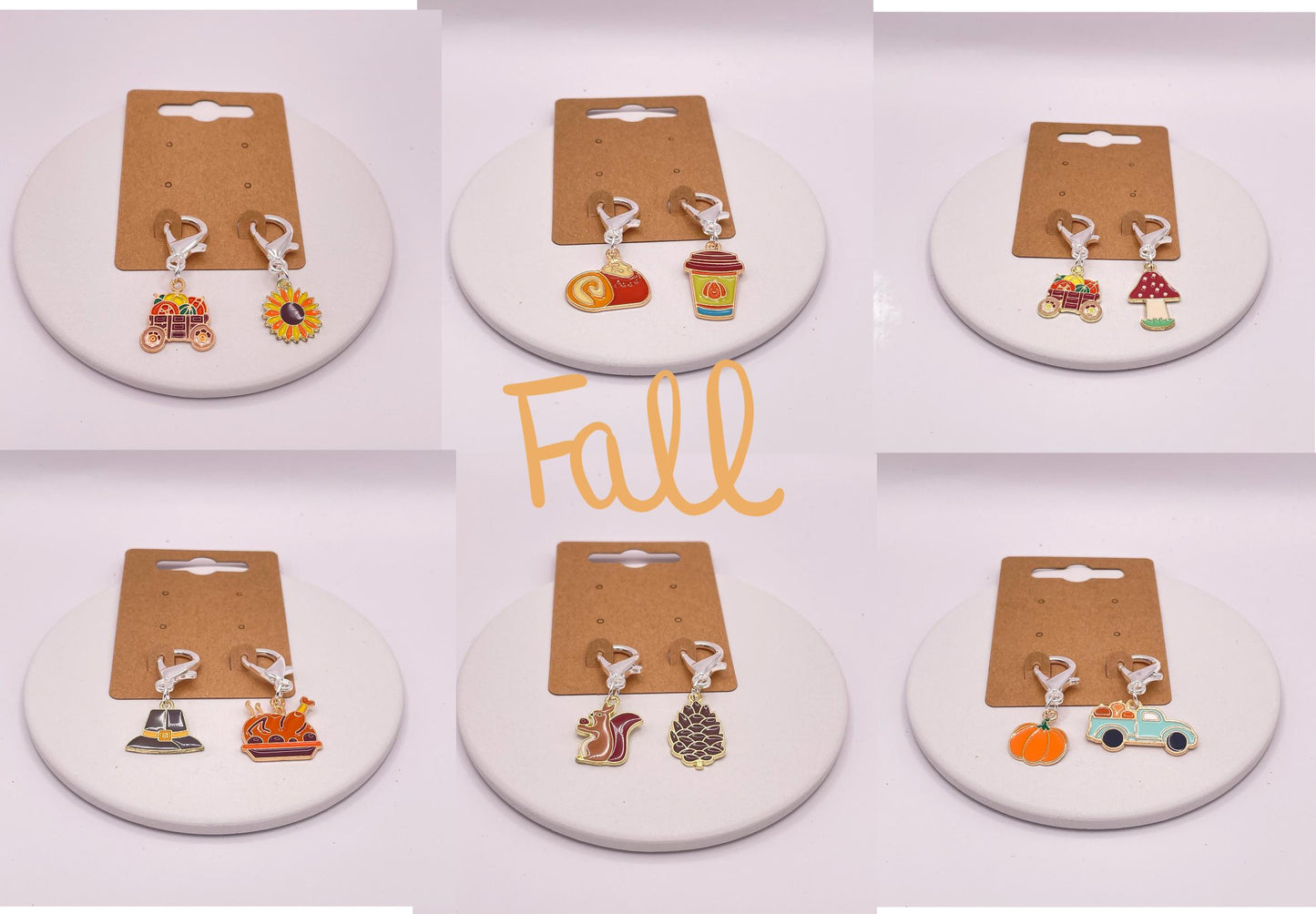 Fall Theme Stitch Markers pt7