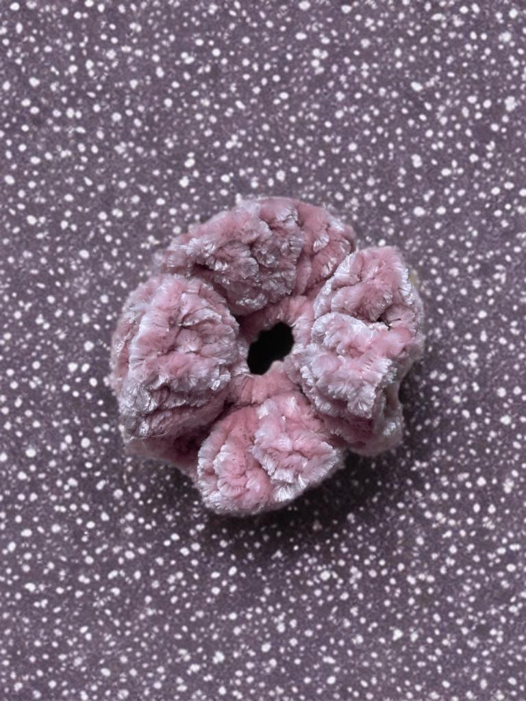 Mini Dusty Pink Luxe Velvet Scrunchie