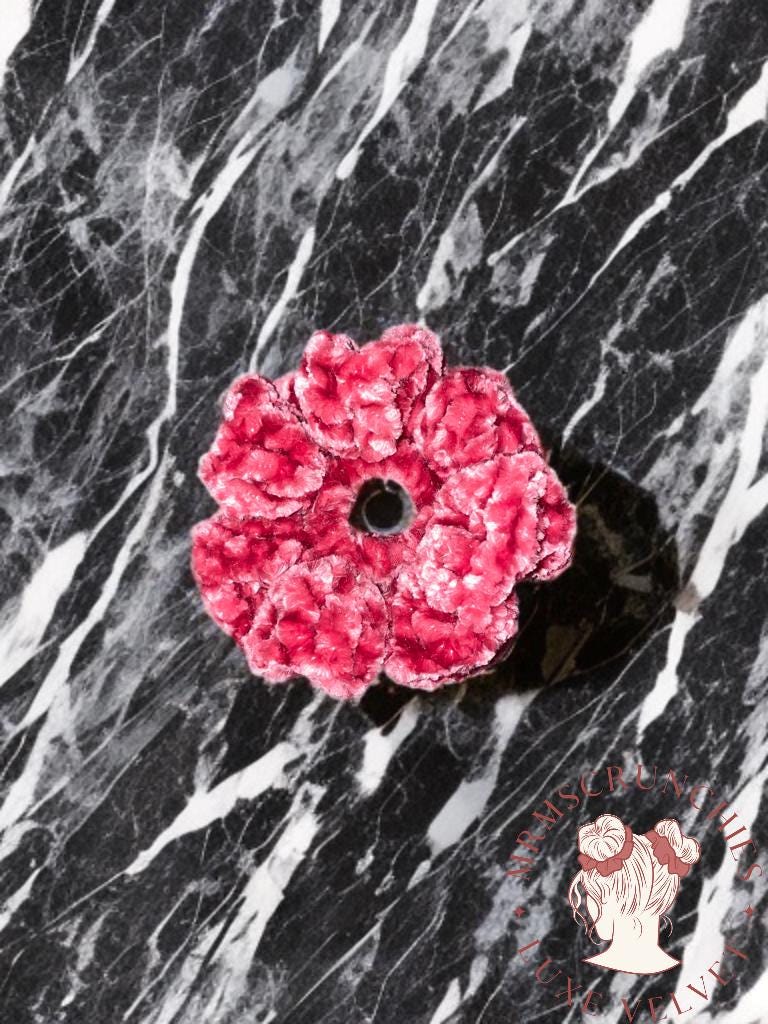 Mini Pomegranate Luxe Velvet Scrunchie