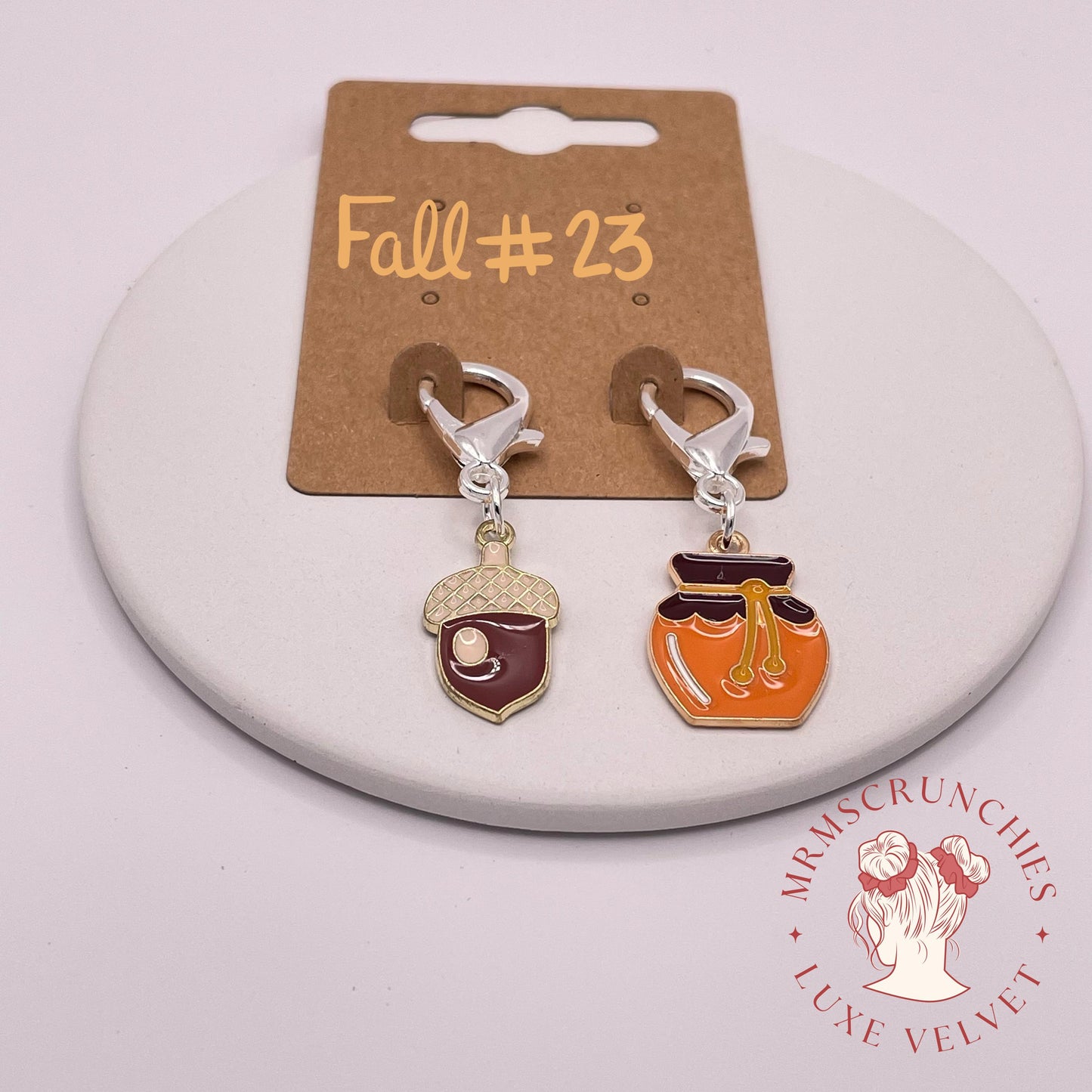 Fall Theme Stitch Markers pt3
