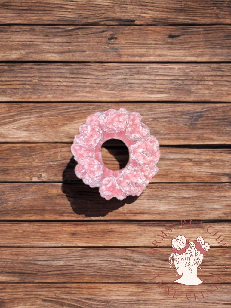 Large Dusty Pink Luxe Velvet Scrunchie
