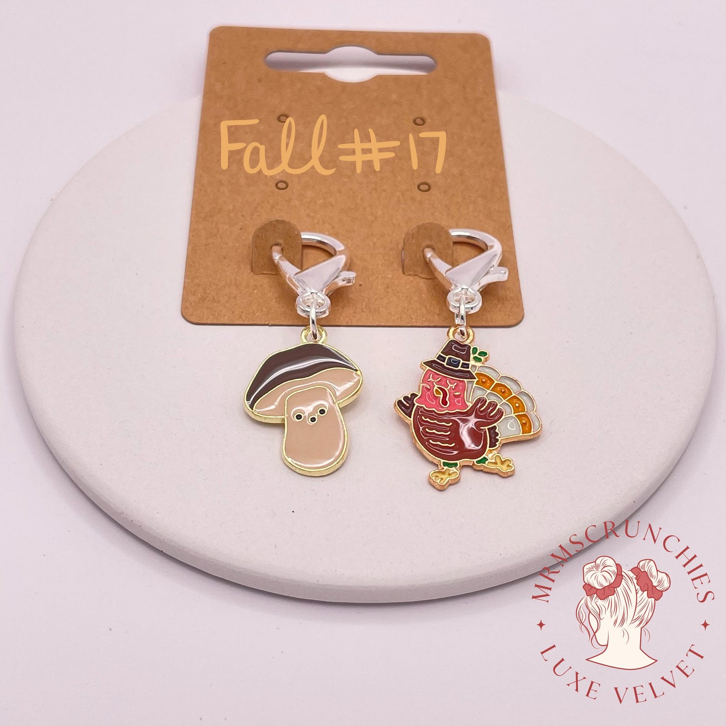 Fall Theme Stitch Markers pt2