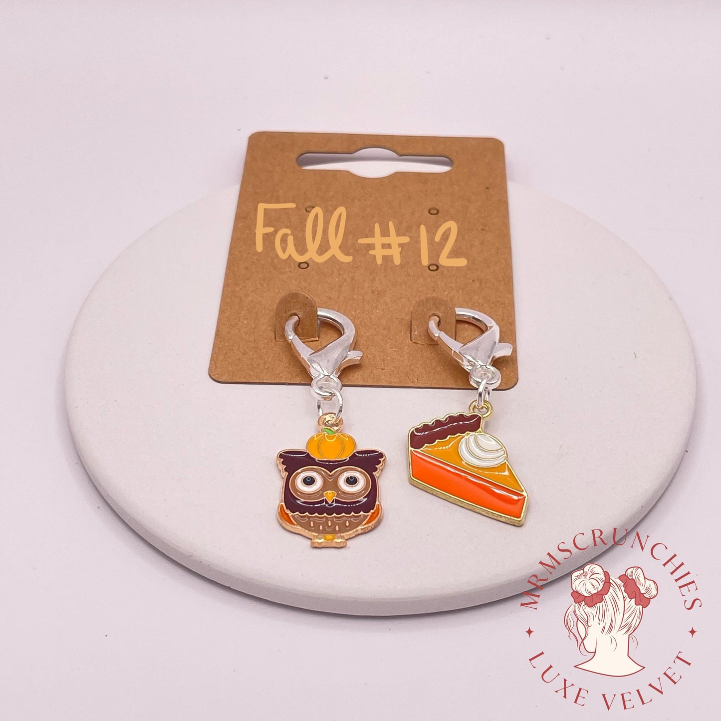 Fall Theme Stitch Markers pt2