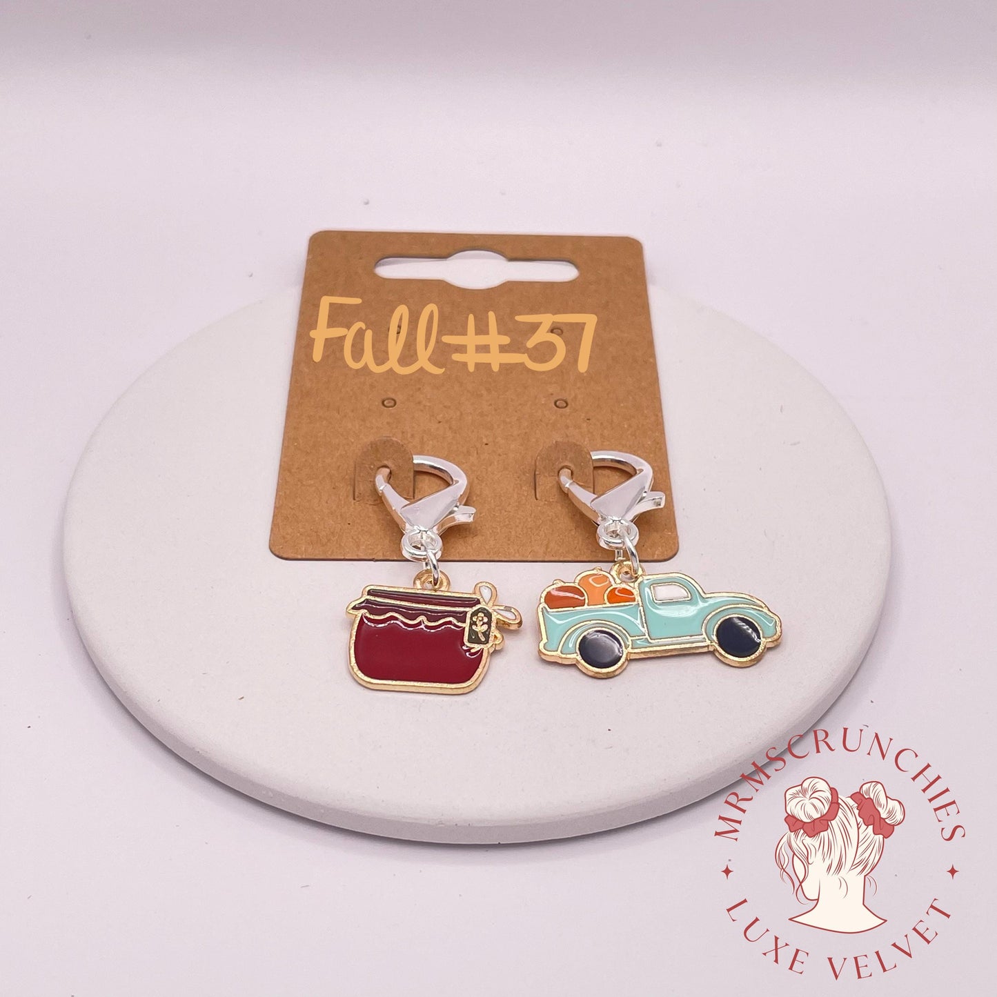 Fall Theme Stitch Markers pt5