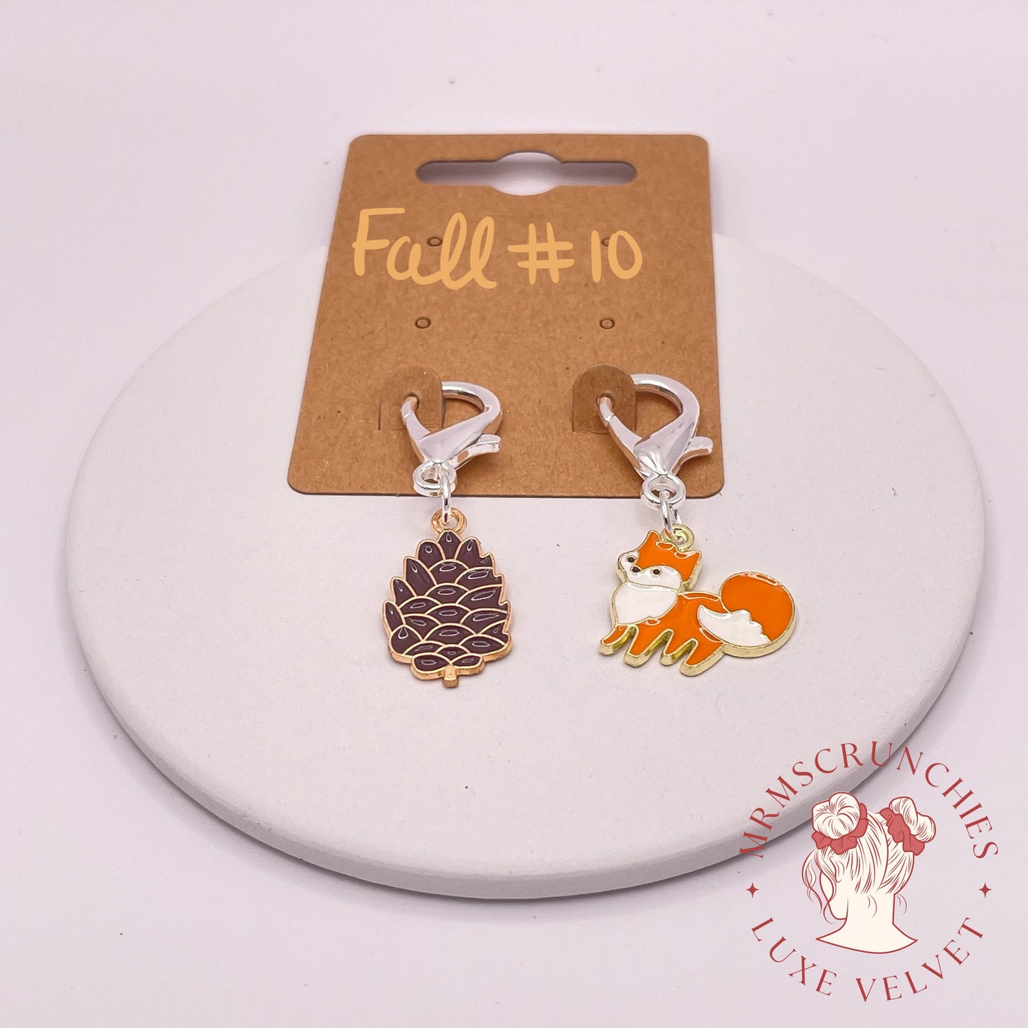 Fall Theme Stitch Markers pt2