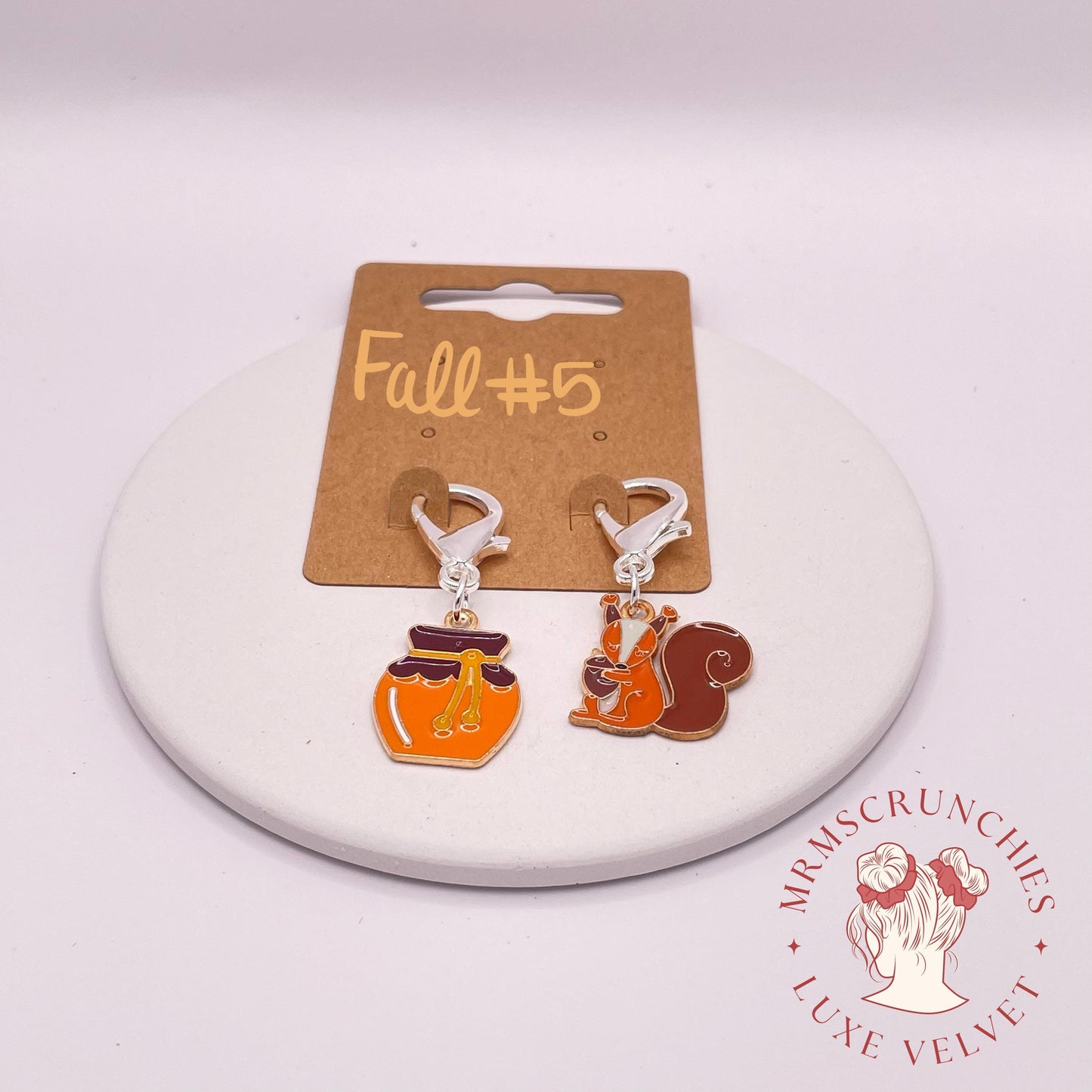 Fall Theme Stitch Markers pt1