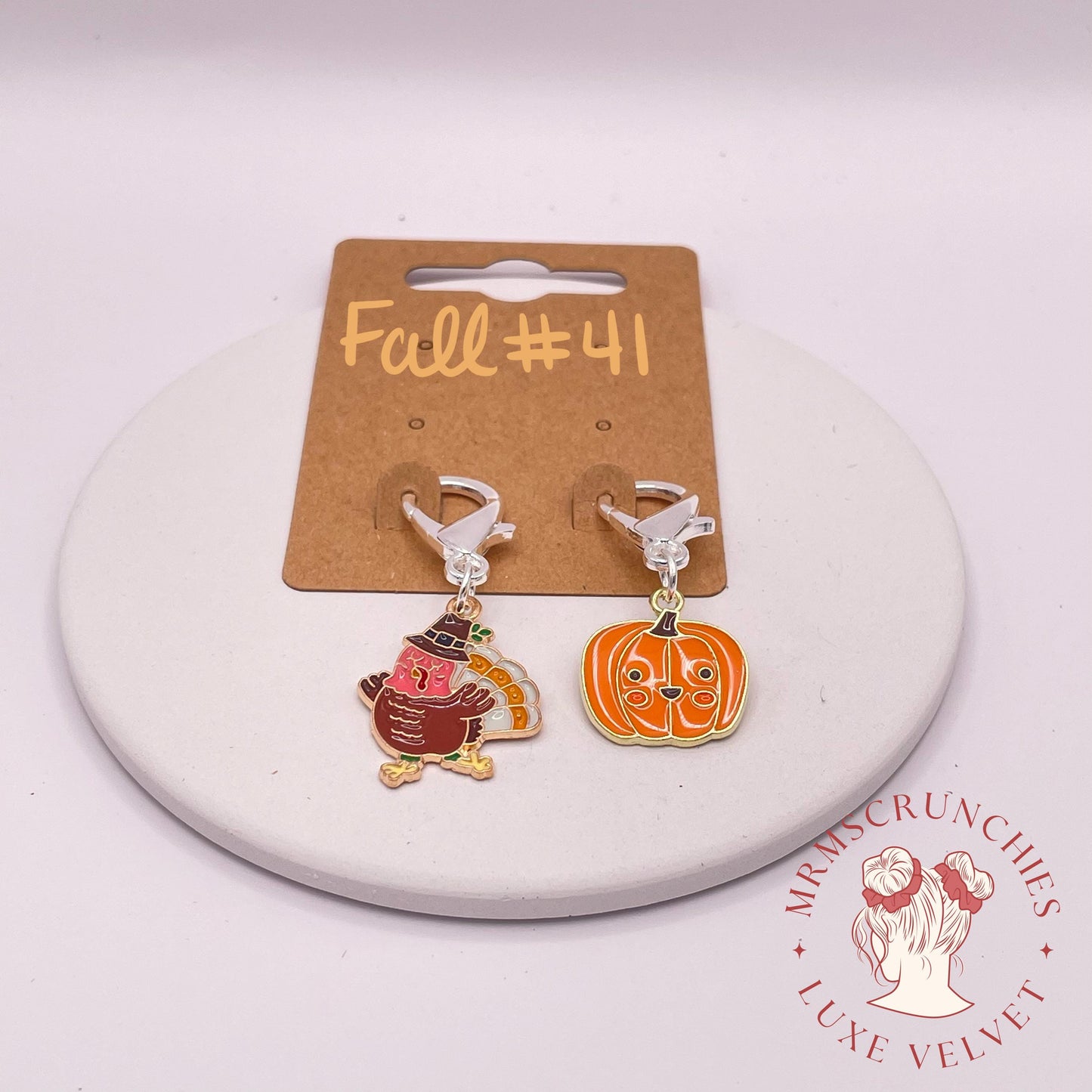 Fall Theme Stitch Markers pt5