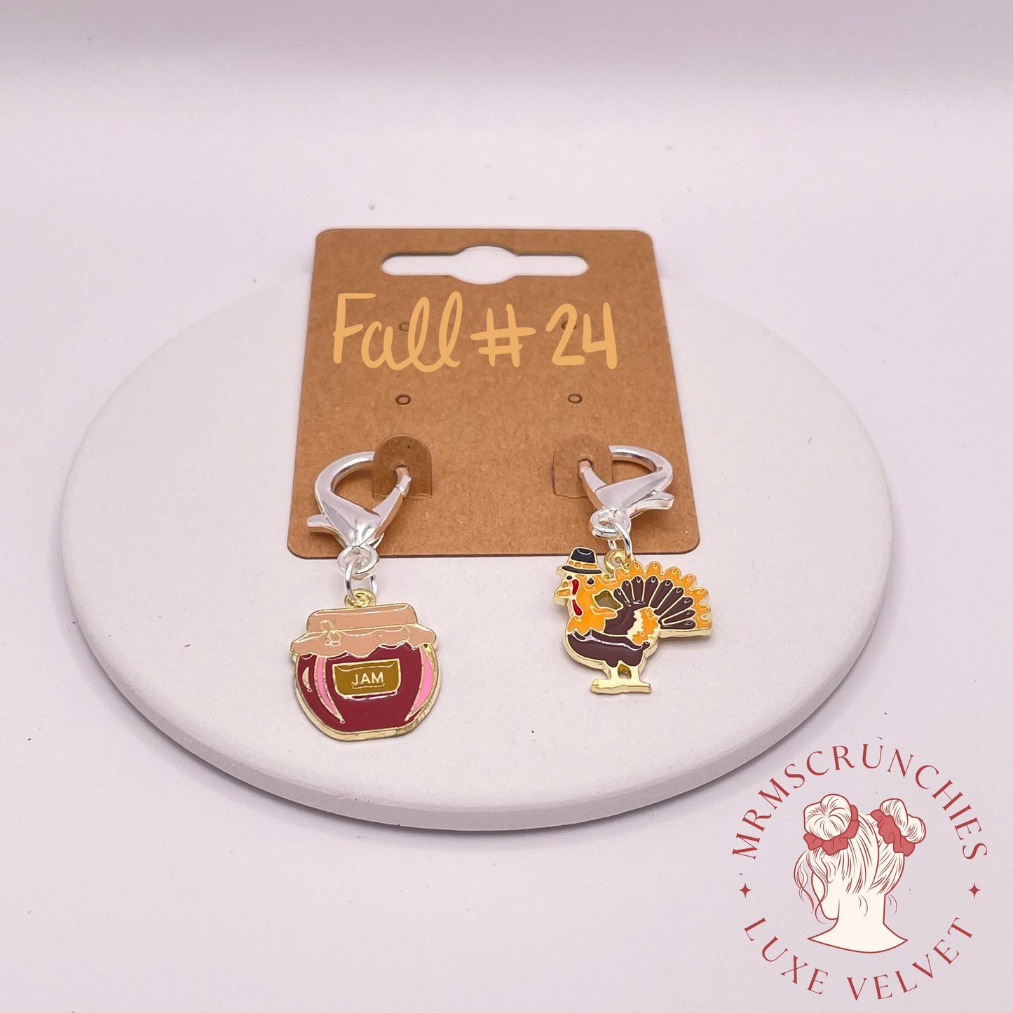 Fall Theme Stitch Markers pt3