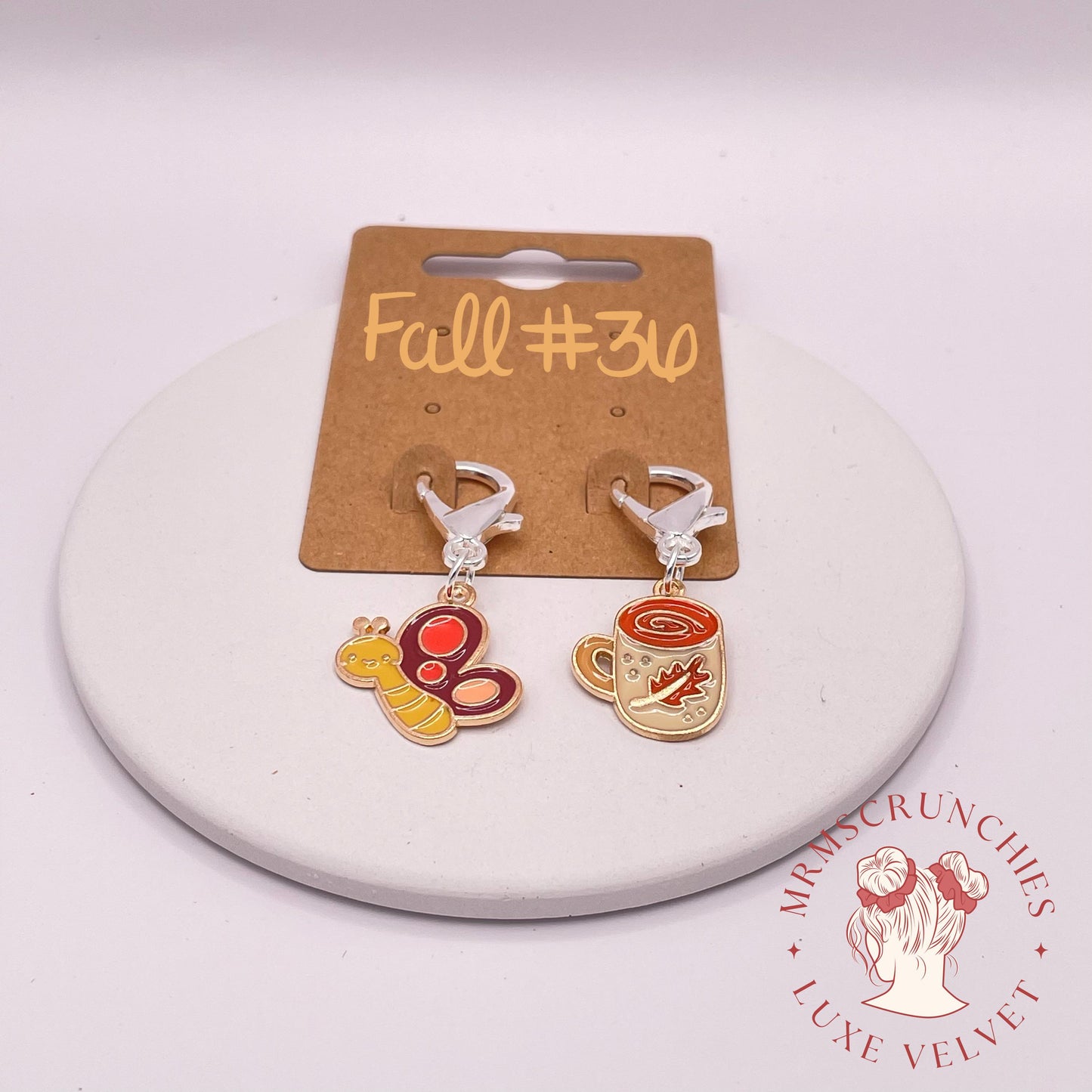 Fall Theme Stitch Markers pt4