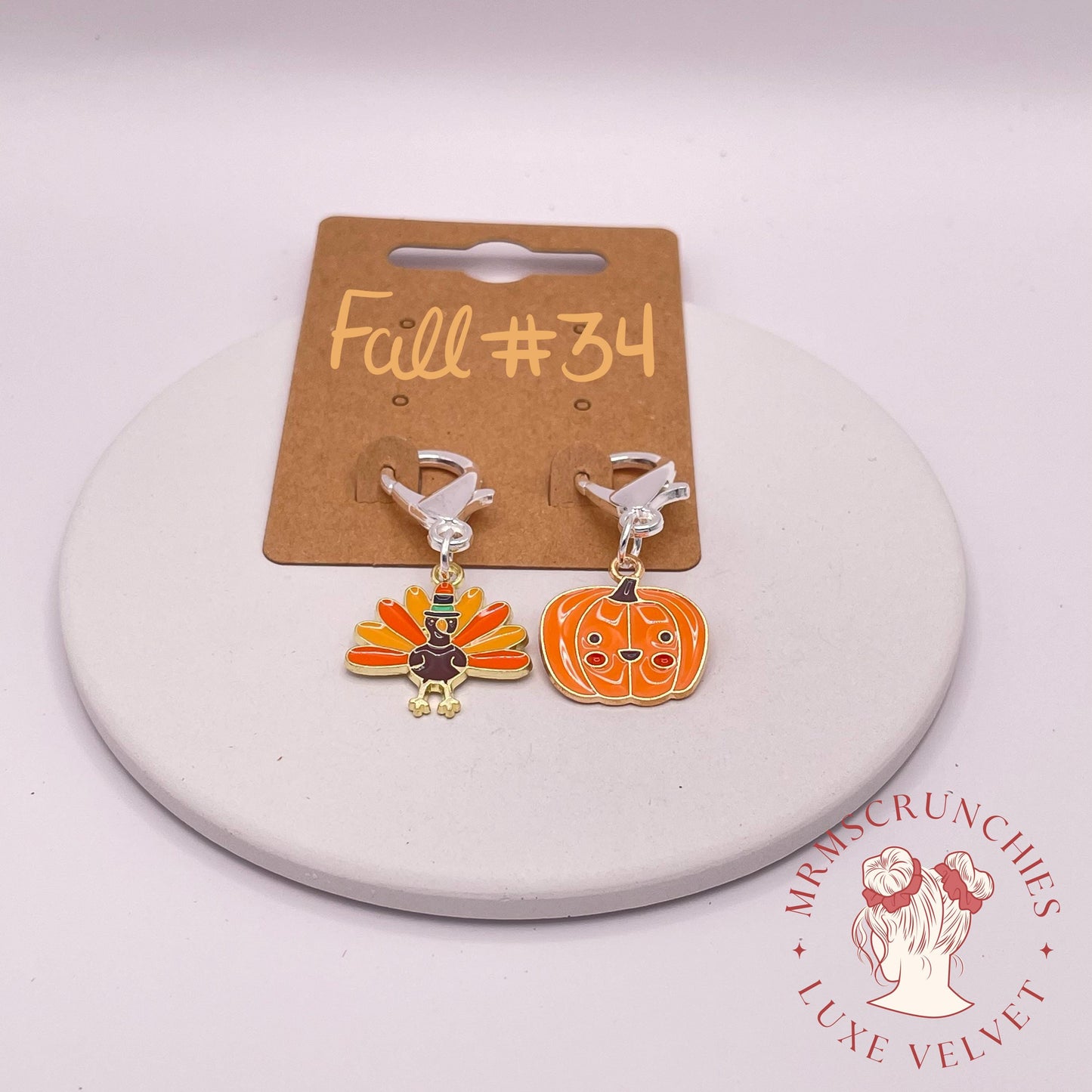 Fall Theme Stitch Markers pt4