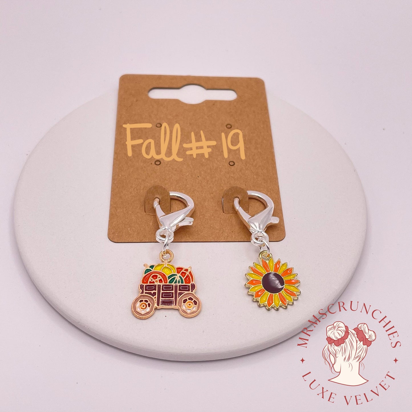 Fall Theme Stitch Markers pt3