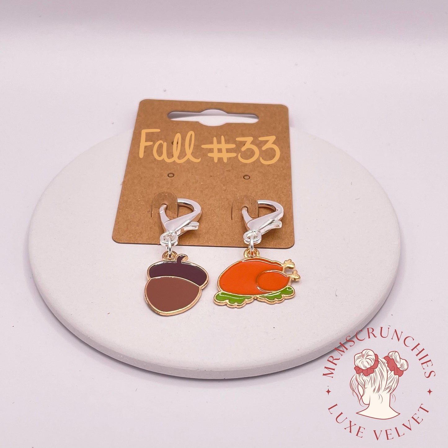 Fall Theme Stitch Markers pt4