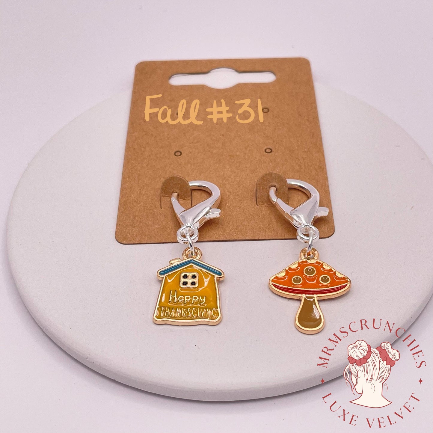 Fall Theme Stitch Markers pt4