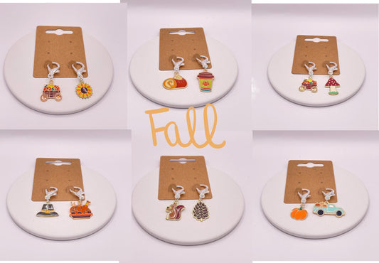 Fall Theme Stitch Markers pt7