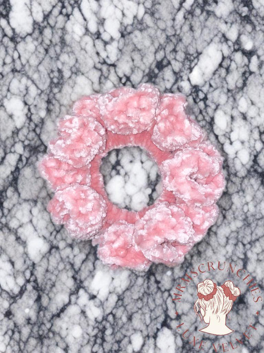 Large Dusty Pink Luxe Velvet Scrunchie