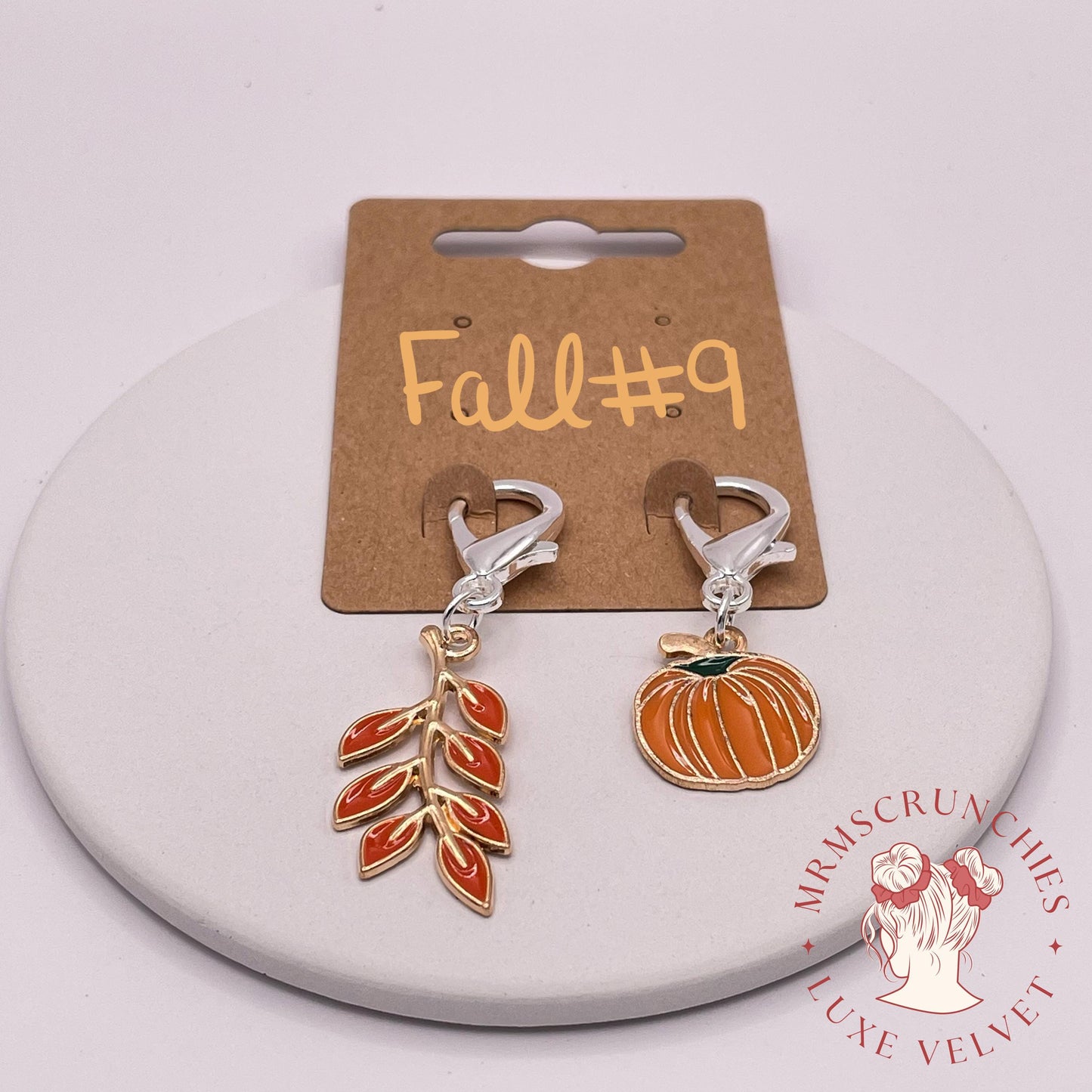 Fall Theme Stitch Markers pt1