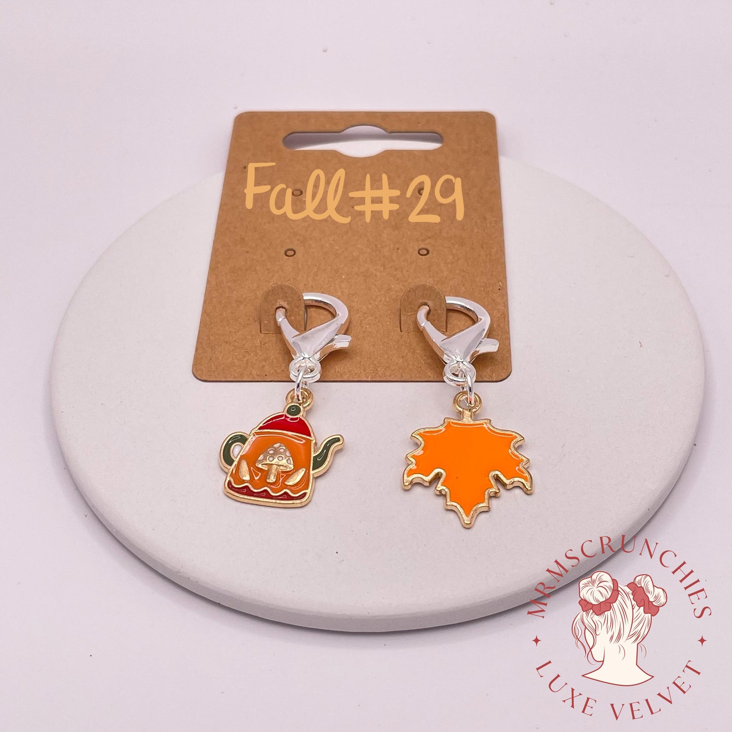Fall Theme Stitch Markers pt4