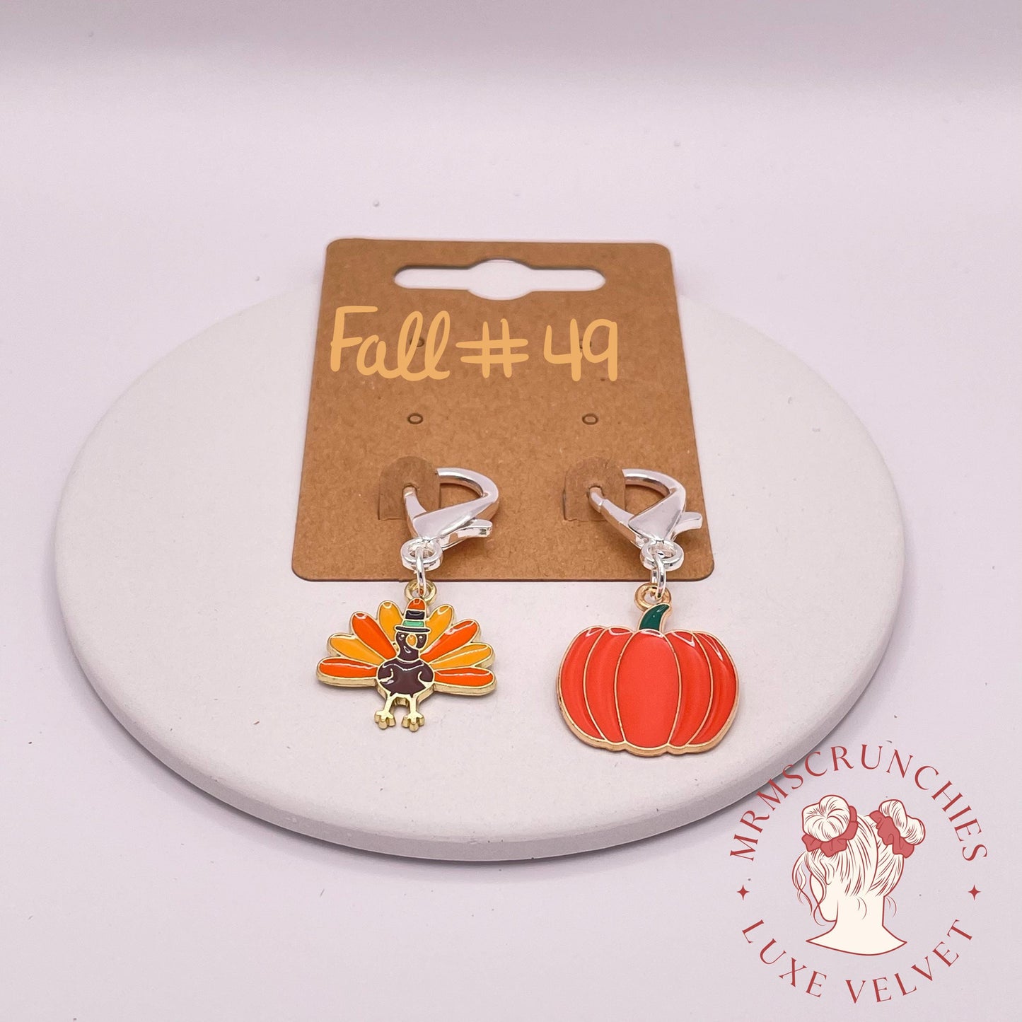 Fall Theme Stitch Markers pt6