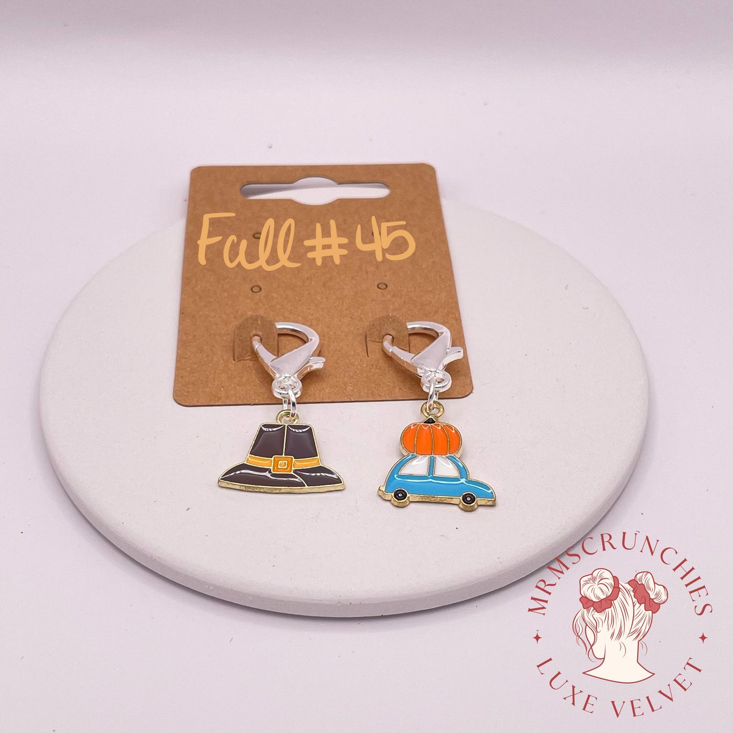 Fall Theme Stitch Markers pt5
