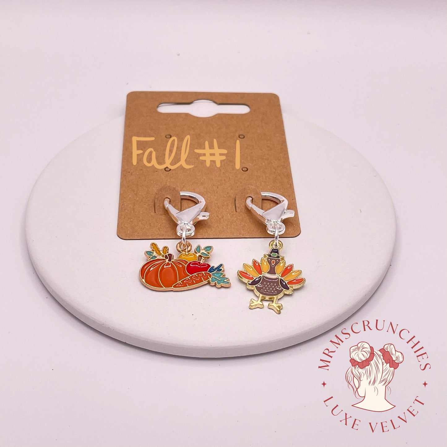 Fall Theme Stitch Markers pt1