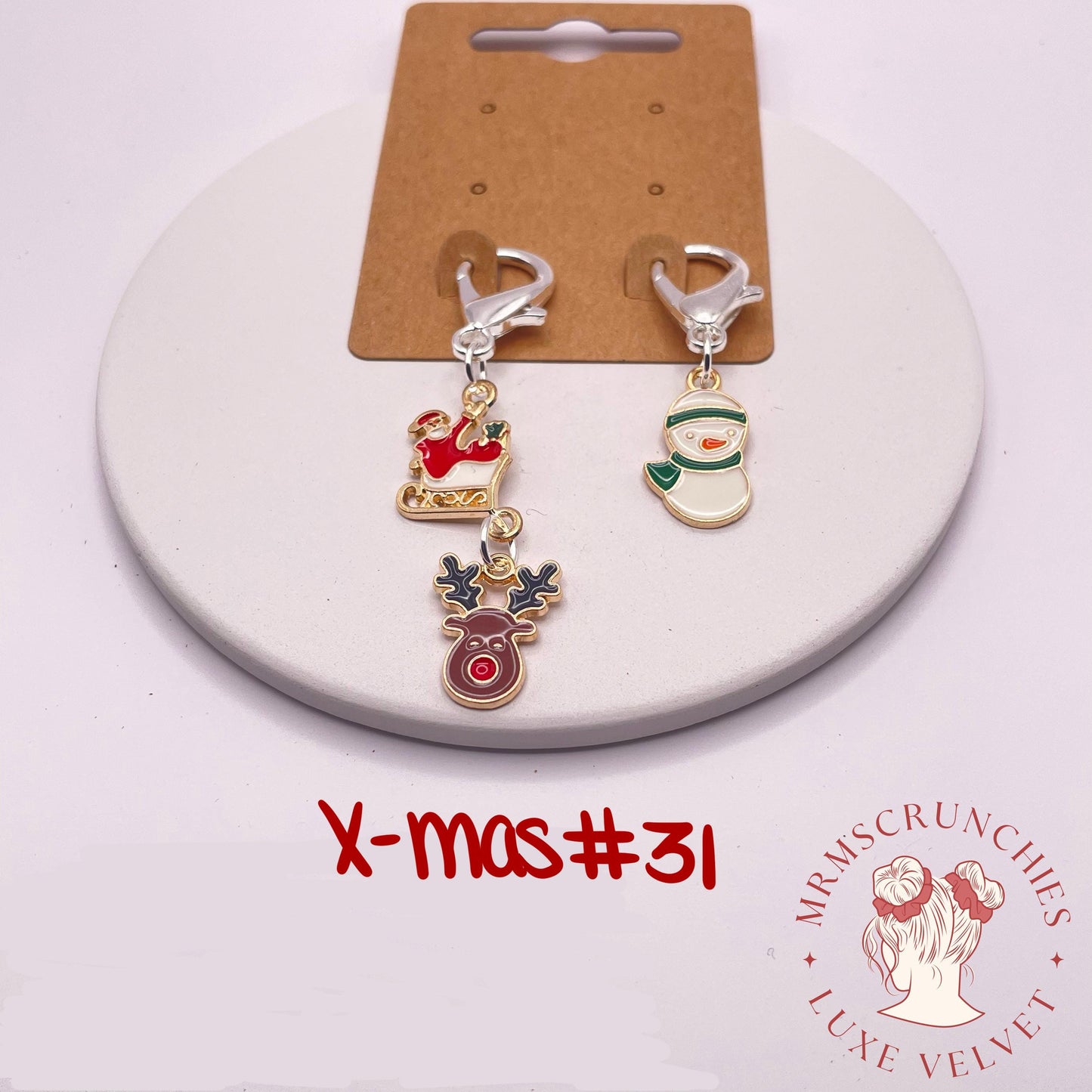 Christmas Theme Stitch Markers Pt4